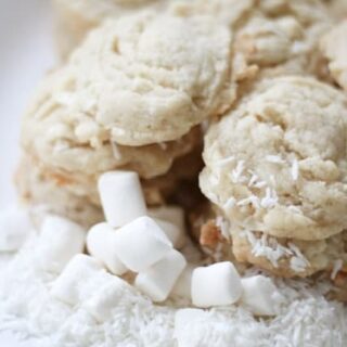 Coconut Marshmallow Drop Cookies