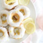 glazed lemon cake donuts