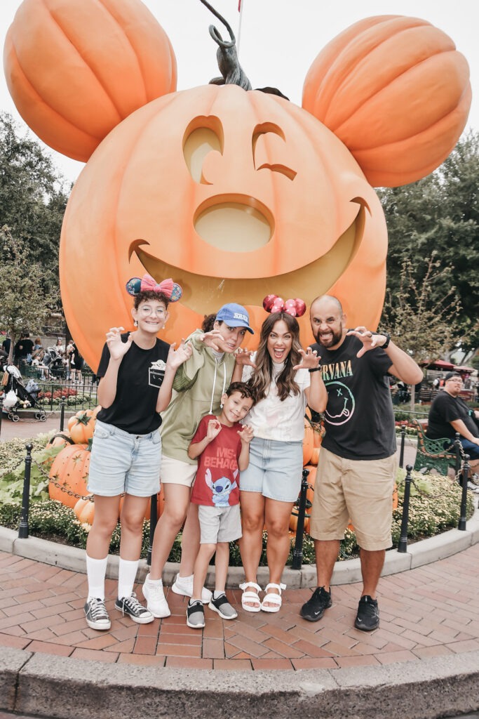 De Paz Family at Disneyland