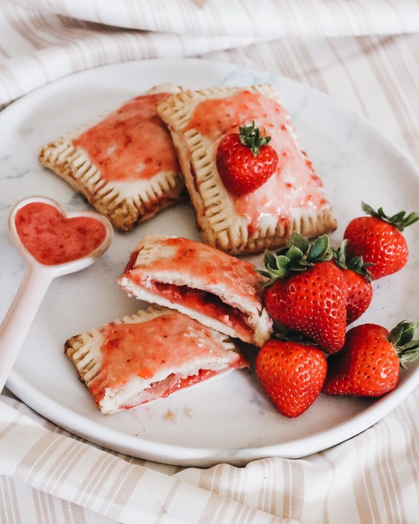 vegan strawberry poptarts