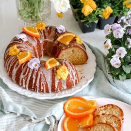Vegan Orange Coconut Bundt Cake