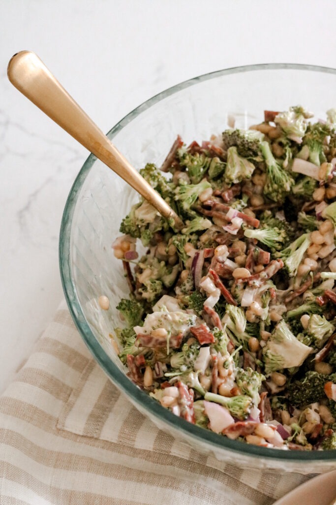 vegan broccoli salad