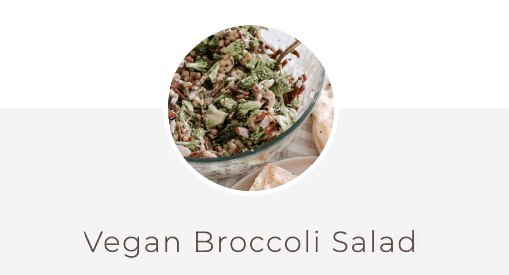 vegan broccoli salad