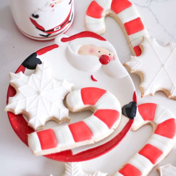 Vegan Vanilla Sugar Cookies & Royal Icing