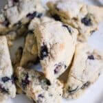 Easy Vegan Blueberry Scones