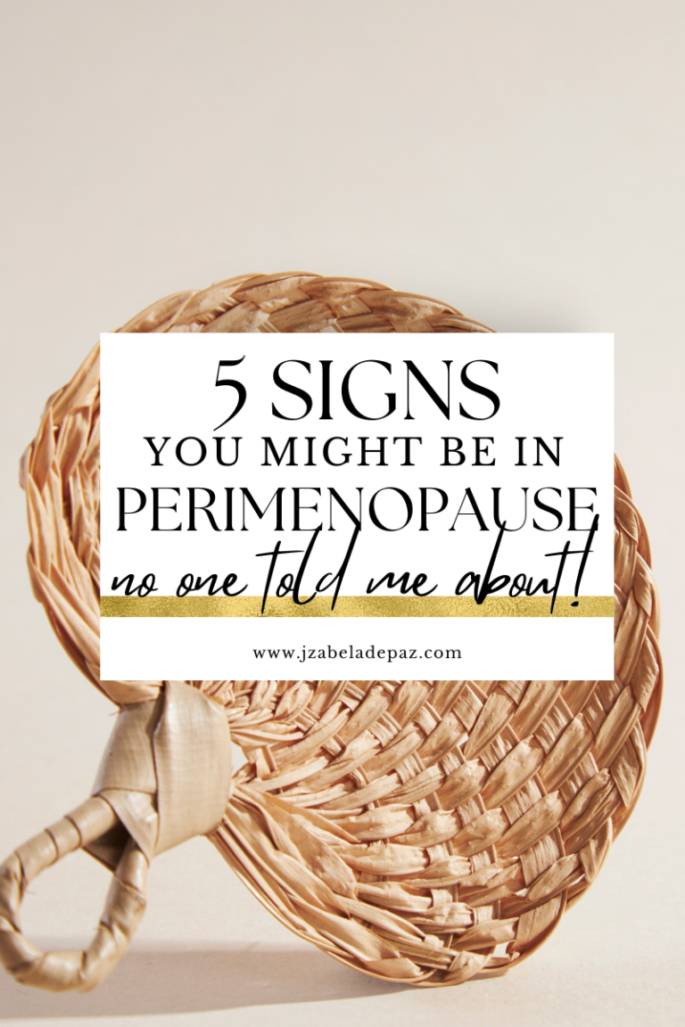 5 signs of perimenopause no one told me about